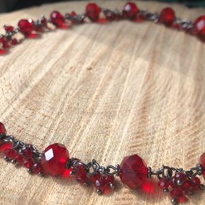 Ruby Red Necklace ♥️